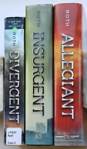 The Divergent Trilogy by Veronica Roth- Divergent, Insurgent & Allegiant - Picture 1 of 2