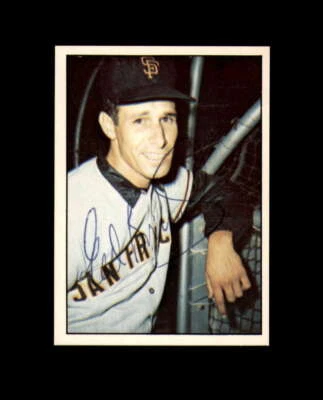 Eddie Bressoud Hand Signed 1978 TCMA 60's San Francisco Giants Autograph - Image 1 of 2