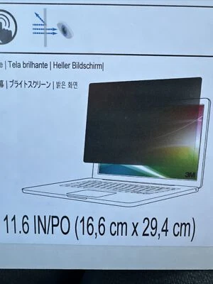 3M&trade; Bright Screen Privacy Filter for 13.3in Laptop, 16:9, BP133W9B - Image 1 of 3