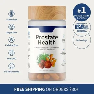 Nitric Oxide Booster + Prostate Health Bundle - Natural Supplement Capsule TGY - Imagen 1 de 14
