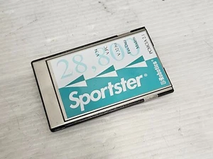 US Robotics Sportster Modem 28.8, PTC211, PCMCIA, For Vintage Laptops - Imagen 1 de 2