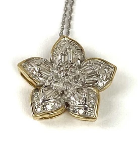    Goldanhänger mit 1 Karat Diamant. - Bild 1 von 2