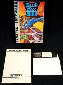 Blue Max 2001 (Atari 400/800 & Commodore 64, 1984) Synapse Software CIB - Picture 1 of 5