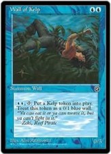 WOTC MtG Homelands Wall of Kelp (R) EX