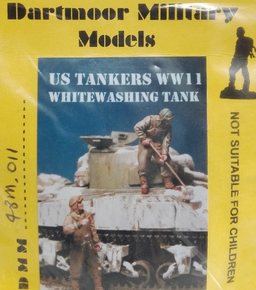 MODELLISMO-US Tankers WWII Whitewashing tank - DARTMOOR 1/48 scale - Immagine 1 di 1