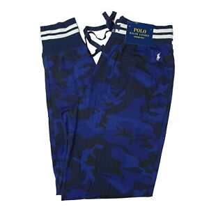 Polo Ralph Lauren Sleep Jogger Pant Blue Camo Loungewear Men's Small