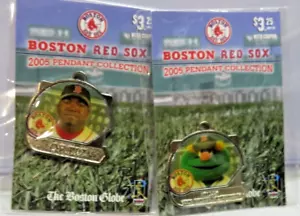 Wally Green Monster & David Ortiz Boston Red Sox 2005 Pendant Collection NEW - Picture 1 of 4