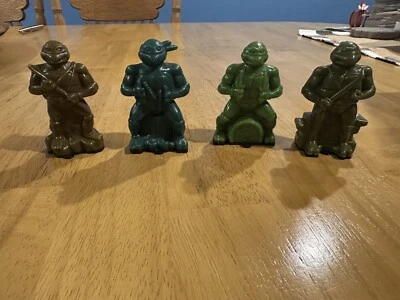De colección 1990 TMNT 4 Teenage Mutant Ninja Turtles DISPENSADOR DE GOMA DE CARAMELO Mirage Studios Foto 1 de 2