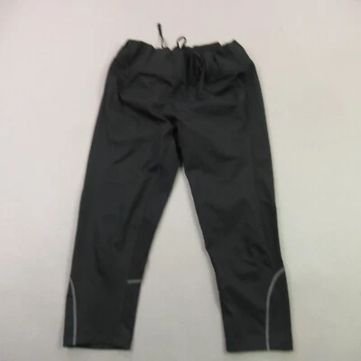 Pantalones de chándal REI para mujer cintura elástica media negros cortos elásticos Foto 1 de 4