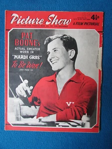 Picture Show Magazine - 7/2/59 - Pat Boone Cover - Picture 1 of 3
