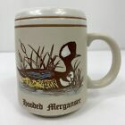 Vintage Hooded Merganser Duck Mug Cup   Fowl Pond Lake River Wildlife Animal