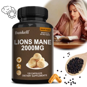 Champignon crinière de lion 2000 mg - Soutien cognitif, mémoire et stress - Bild 1 von 13