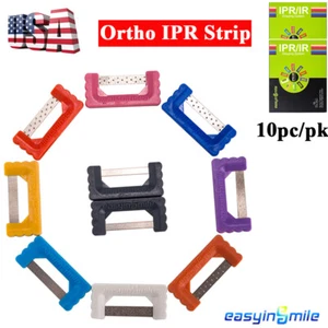 10Pc Dental IPR Polish Kit Ortho Interproximal Enamel Reduction Strip Autoclave - Picture 1 of 12