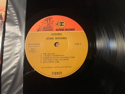 JONI MITCHELL Clouds LP 1969 Capitol Record Club Misprint Very Rare! psych folk - Image 1 of 4