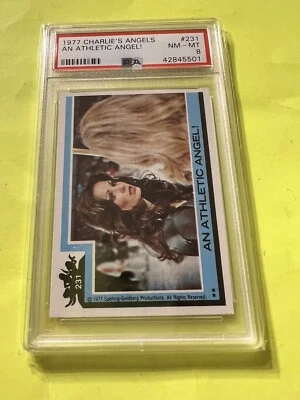 1977 PSA 8 Charlie's Angels #231 - PSA 8 NM-MT - Jaclyn Smith - Kelly - Image 1 of 2