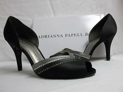 Nuevos zapatos para mujer Adrianna Papell Boutique talla 9 M gambito satinado punta abierta Foto 1 de 4