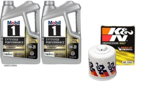 Mobil1 E/P 0w20 Full Synthetic Engine Oil - 10 Quarts w/K&N HP-1004 Oil Filter - Picture 1 of 1