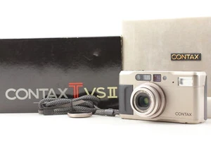 LCD Works NEAR MINT IN BOX Contax TVS II Point & Shoot 35mm Film Camera JAPAN - Imagen 1 de 12