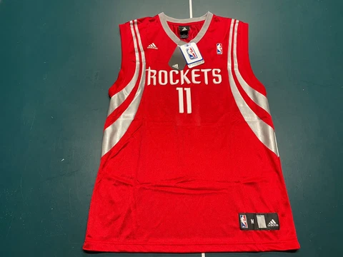 Houston Rockets Yao Ming NBA Adidas Red Jersey NWT Size Medium Cover