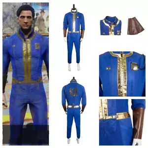Fallout(2024) Vault 111 Cosplay Costume Blue Jumpsuit unisex Halloween suit - Picture 1 of 11