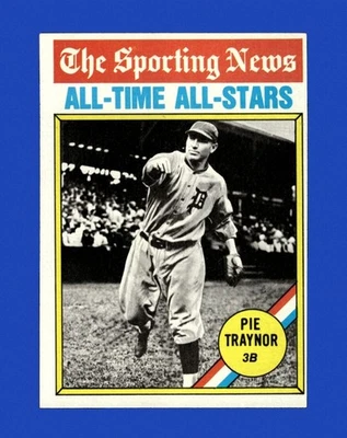 1976 Topps Set-Break No343 Pie Traynor EX-EXMINT *GMCARDS* - Изображение 1 из 2
