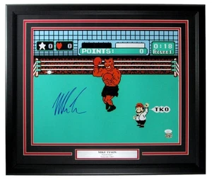 Mike Tyson "Punch Out" Signed/Autographed 16x20 Photo Framed JSA 159550 - Picture 1 of 4