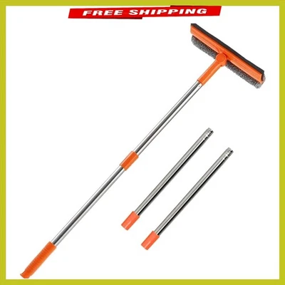 专业级二合一窗户挤压器:68 英寸完美玻璃清洁 — 第 1/4 张图片