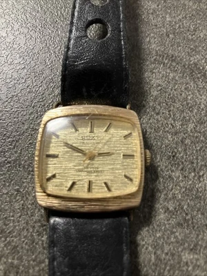 Herrenarmbanduhr Roxy Anker Walzgolddouble Bodenedelstahl Vintage - Bild 1 von 3