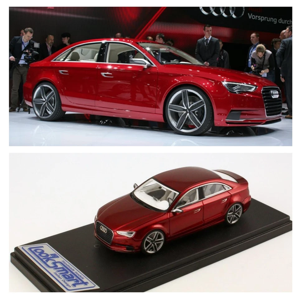 LOOKSMART 1/43 Audi A3 Concept 2011. Red. Sedan. S3 Rs3.  - Image 1 of 1