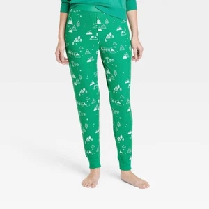 Pantalones de pijama térmicos Wondershop para mujer verde medio - Imagen 1 de 11
