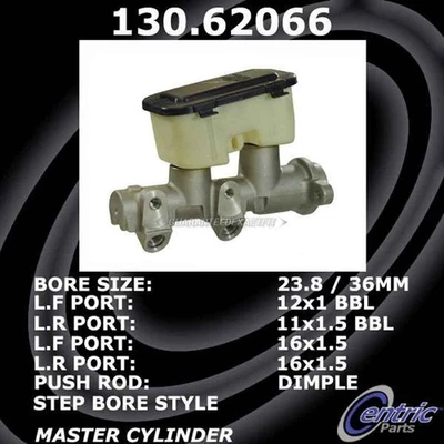 For Buick Riviera & Cadillac Eldorado Seville Centric Brake Master Cylinder - Image 1 of 4