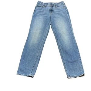 Old Navy Womens 2 Blue High Rise OG Straight Jeans Secret Smooth Pockets - Picture 1 of 7
