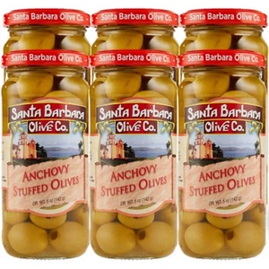 Santa Barbara Olive Stuffed Olives, Anchovy, 5 Ounce (Pack of 6) - Picture 1 of 3