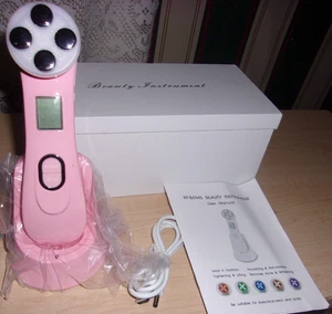 RF EMS BEAUTY INSTRUMENT PINK NEW IN BOX - Picture 1 of 2
