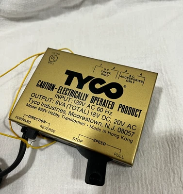Vintage Tyco Model Trains Toy Hobby Transformer Model No. 899V - Image 1 of 4