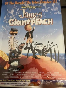 Walt Disney JAMES AND THE GIANT PEACH movie poster TIM BURTON original 27x40 #9 - Picture 1 of 9