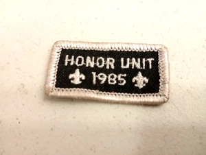 Vintage 1985 Honor Unit Boy Scouts BSA Patch 1"x2" - Picture 1 of 3