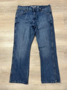 Wrangler Retro Jeans Herren 36x30 Blau Slim Boot Bootcut Stretch Denim Western - Bild 1 von 8