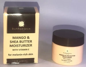 Crema hidratante Rich Radiance para el cuidado de la piel mango manteca de karité con vitamina E 1,7 oz-NUEVA - Imagen 1 de 4