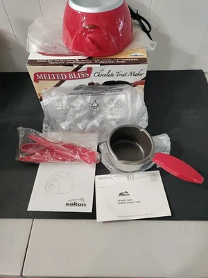  Salton Melted Bliss Chocolate Melter Treat Caramelo Fabricante Nuevo Completo Caja Abierta Foto 1 de 4