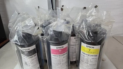 Epson UltraChrome Ink 1L Various Colors SureColor V7000 Lot Of 11 EXPIRED 2023 - Image 1 of 2