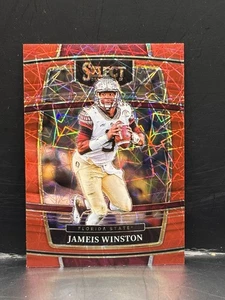Jameis Winston RED LAZER PRIZM 2022 Panini Select Draft Picks #98 Florida State - Picture 1 of 2