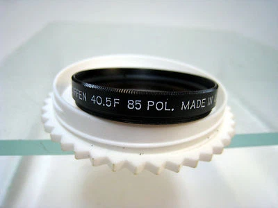 Tiffen Round Glass Filter 40.5mm 85 Linear Polarizer Filters Pola 40585POL - Image 1 of 3