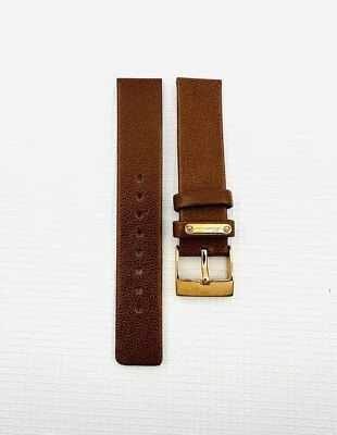 Pulseira de relógio Kenneth Cole, KC2592, couro marrom com fivela de ouro rosa, - Imagem 1 de 4