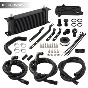 AN8 14 Row Transmission Oil Cooler Kit For Audi VW T5 T6 DQ500 7-Speed DSG BK - Picture 1 of 11