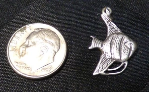 Sunfish Charm/Pendant, Sterling? - Picture 1 of 2