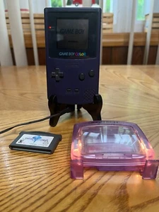 NINTENDO GAMEBOY COLOR PÚRPURA JOYTECH PÚRPURA LUPA/LUZ Y JUEGO LEER - Imagen 1 de 4