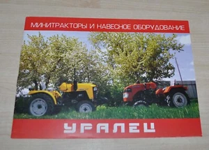 Folleto ruso de tractor compacto jardín Uralec - Imagen 1 de 7