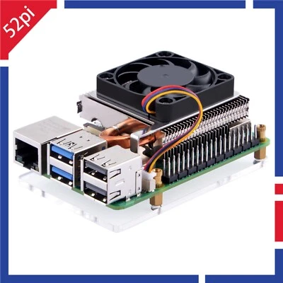 Ultra Thin ICE Tower Cooler for Raspberry Pi 5 CPU Fan - Image 1 of 4