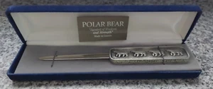 Polar Bear Pewter letter opener by Frederick Design of Canada approx 17cm - Picture 1 of 3